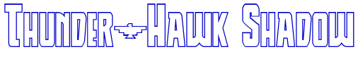 Thunder-Hawk Shadow フォント